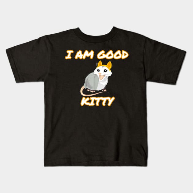 I am Good Kitty Kids T-Shirt by Titou design